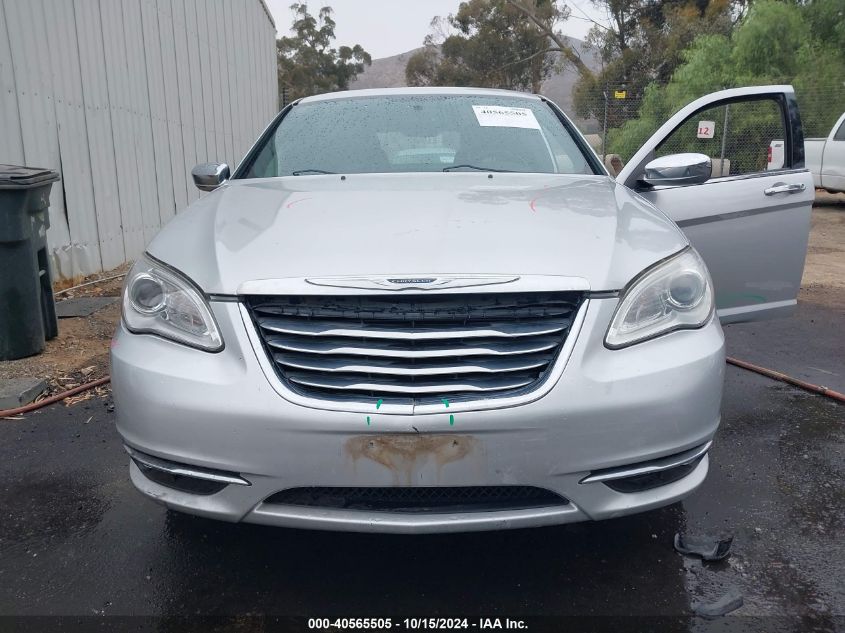 2012 Chrysler 200 Limited VIN: 1C3CCBCG6CN113181 Lot: 40565505