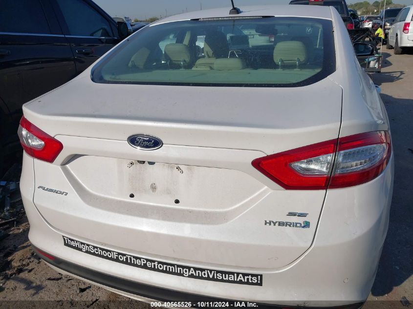 3FA6P0LU5DR241682 2013 Ford Fusion Se Hybrid