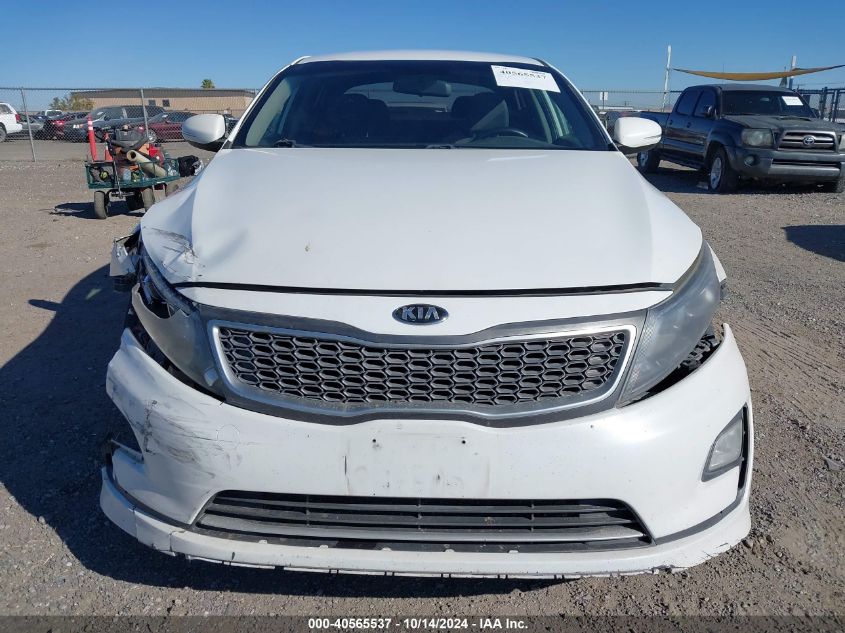 2015 Kia Optima Hybrid VIN: KNAGM4AD0F5085393 Lot: 40565537