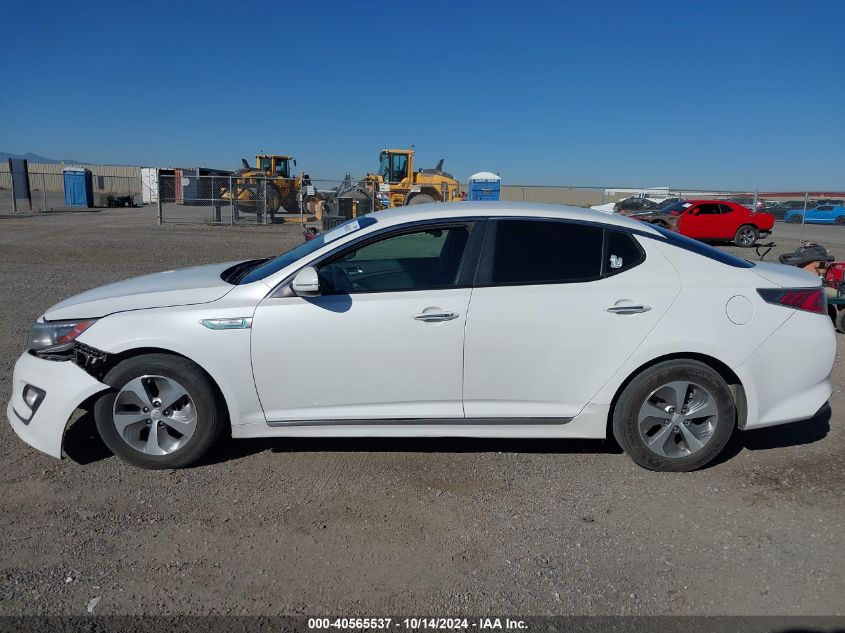 2015 Kia Optima Hybrid VIN: KNAGM4AD0F5085393 Lot: 40565537