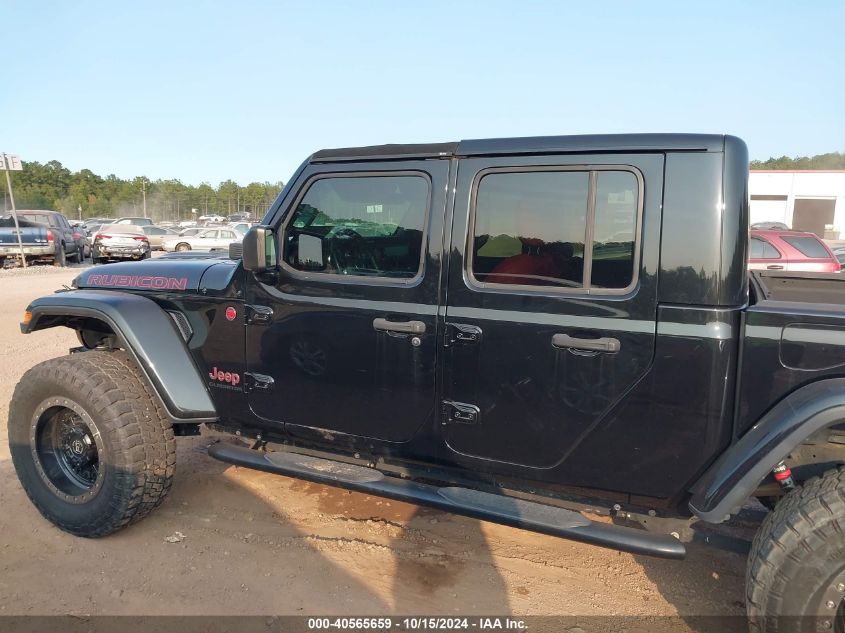 2021 Jeep Gladiator Rubicon 4X4 VIN: 1C6JJTBGXML505214 Lot: 40565659