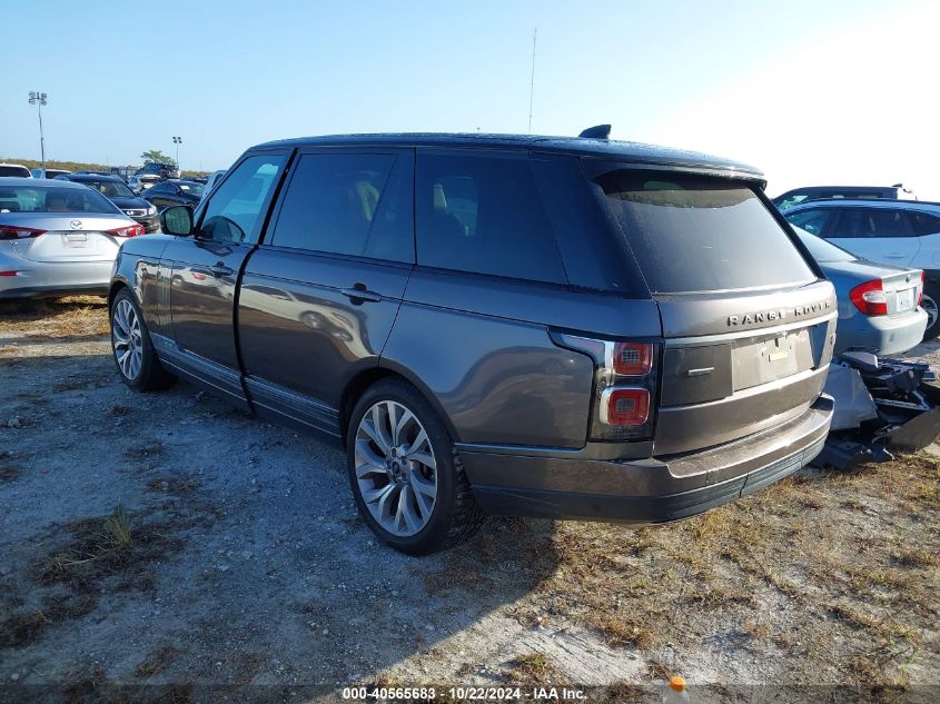 2019 Land Rover Range Rover 5.0L V8 Supercharged VIN: SALGS5RE6KA541600 Lot: 40565683