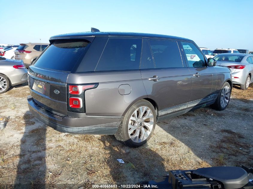 2019 Land Rover Range Rover 5.0L V8 Supercharged VIN: SALGS5RE6KA541600 Lot: 40565683