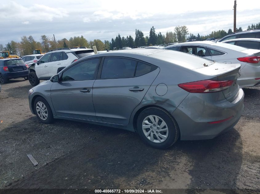 5NPD74LF3JH316498 2018 Hyundai Elantra Se