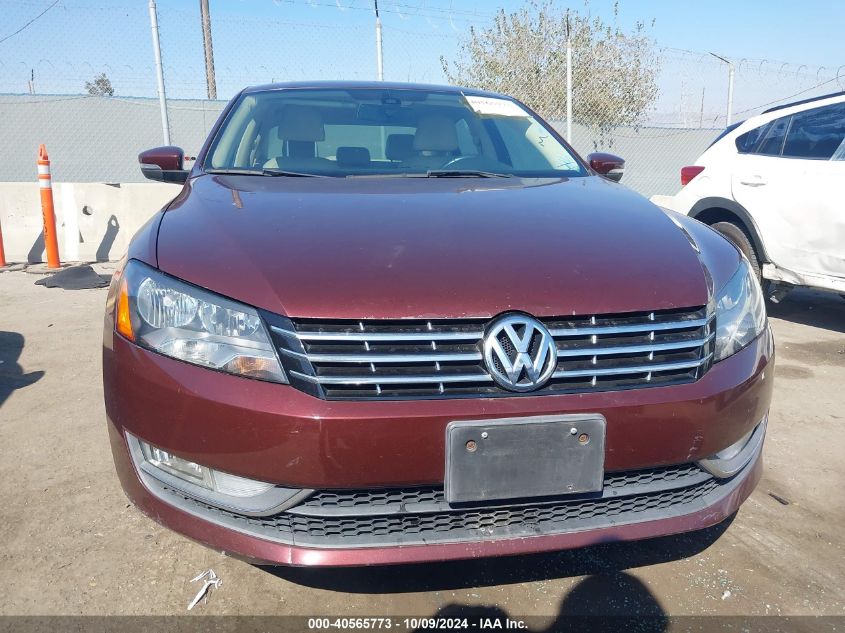 2014 Volkswagen Passat 2.0L Tdi Sel Premium VIN: 1VWCN7A35EC012762 Lot: 40565773