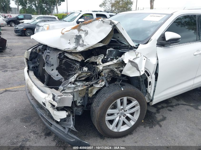 2015 Toyota Highlander Le/Le Plus VIN: 5TDZKRFH5FS112799 Lot: 40565807