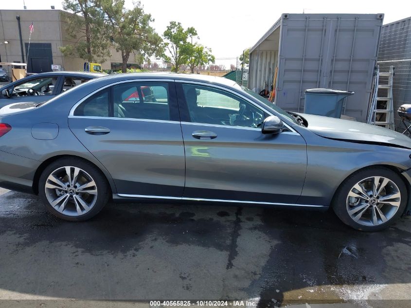 2019 Mercedes-Benz C 300 VIN: 55SWF8DB8KU302187 Lot: 40565825