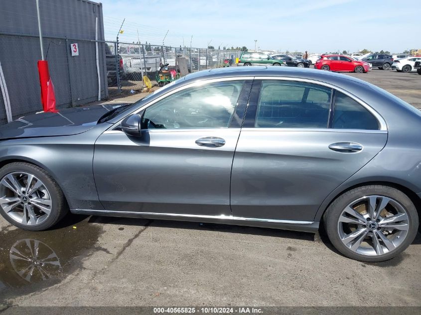 2019 Mercedes-Benz C 300 VIN: 55SWF8DB8KU302187 Lot: 40565825