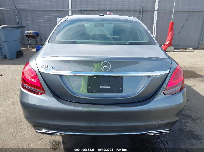 2019 Mercedes-Benz C 300 VIN: 55SWF8DB8KU302187 Lot: 40565825