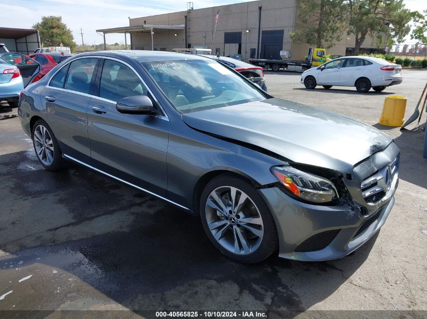 55SWF8DB8KU302187 2019 MERCEDES-BENZ C CLASS - Image 1