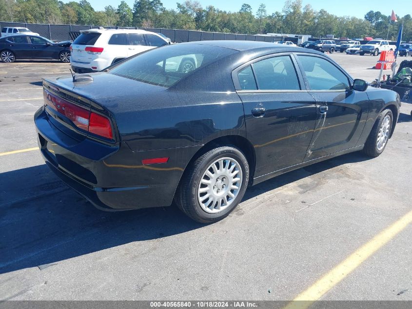 VIN 2C3CDXKTXEH357971 2014 Dodge Charger, Police no.4