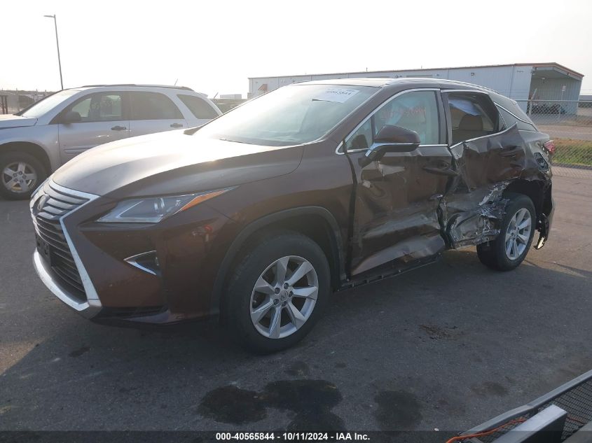 VIN 2T2BZMCA0HC132392 2017 LEXUS RX 350 no.2