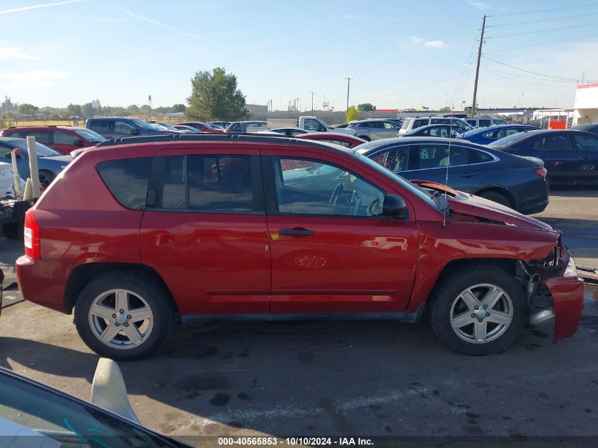 2008 Jeep Compass Sport VIN: 1J8FF47W78D787200 Lot: 40565853