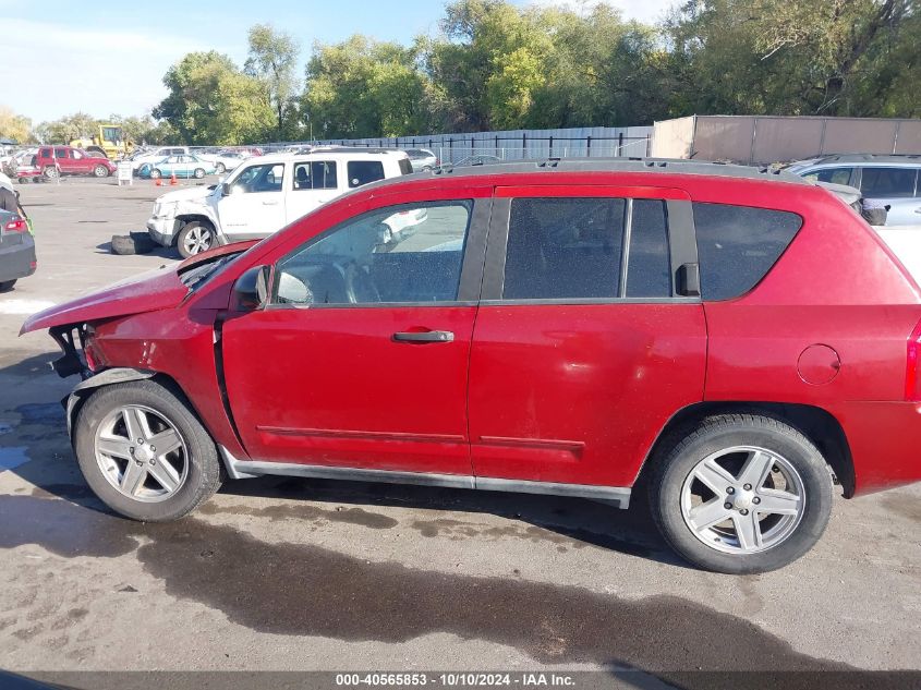 2008 Jeep Compass Sport VIN: 1J8FF47W78D787200 Lot: 40565853