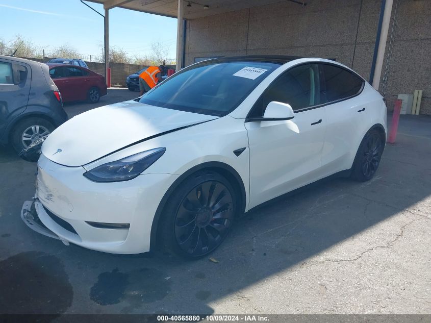 7SAYGDEF6PF602001 2023 TESLA MODEL Y - Image 2