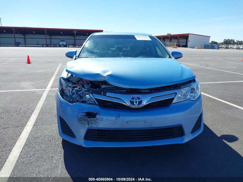 4T1BD1FK0DU078705 2013 Toyota Camry Hybrid Le