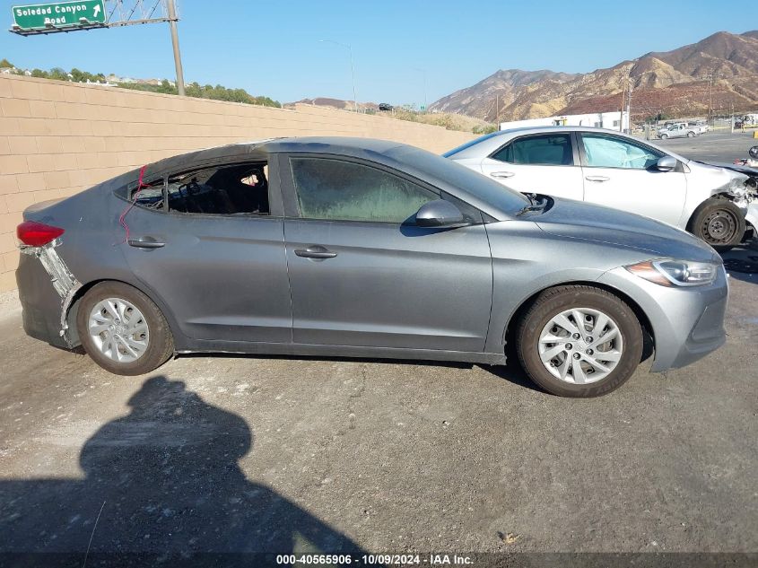 KMHD74LF5JU556816 2018 Hyundai Elantra Se