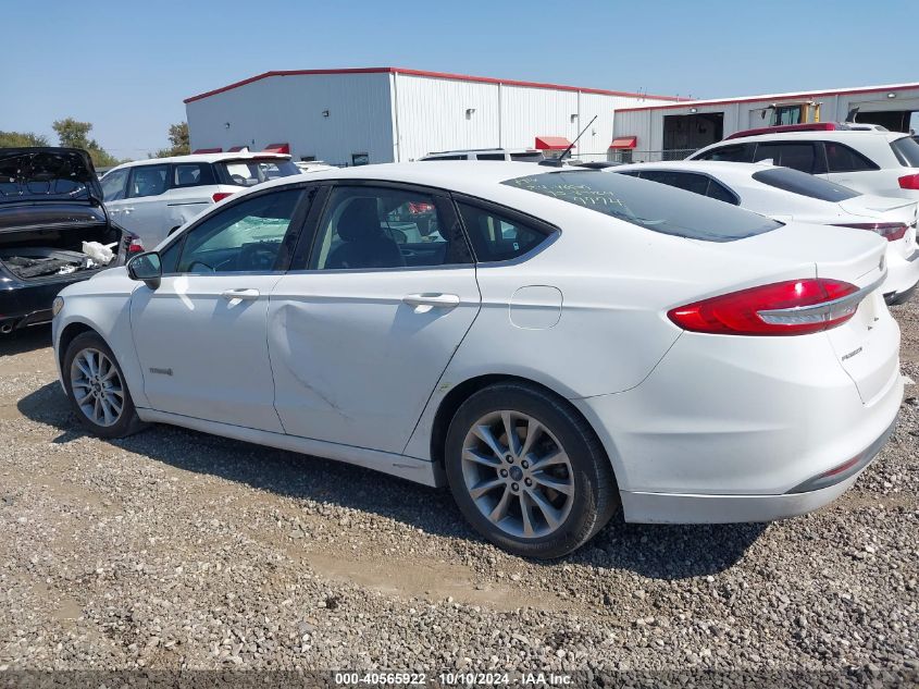 2017 Ford Fusion Hybrid Se VIN: 3FA6P0LUXHR317774 Lot: 40565922