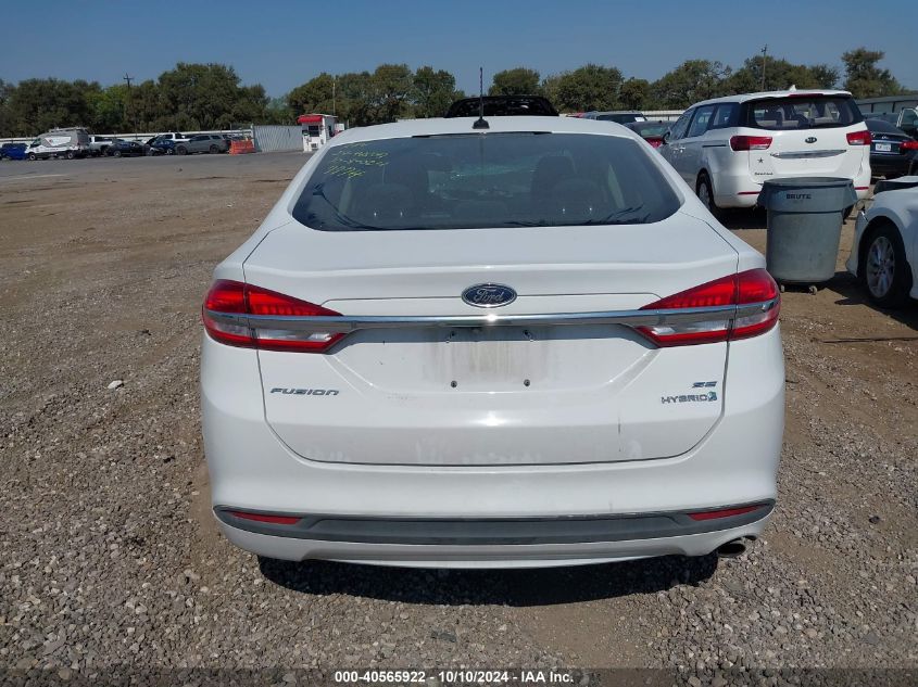 2017 Ford Fusion Hybrid Se VIN: 3FA6P0LUXHR317774 Lot: 40565922