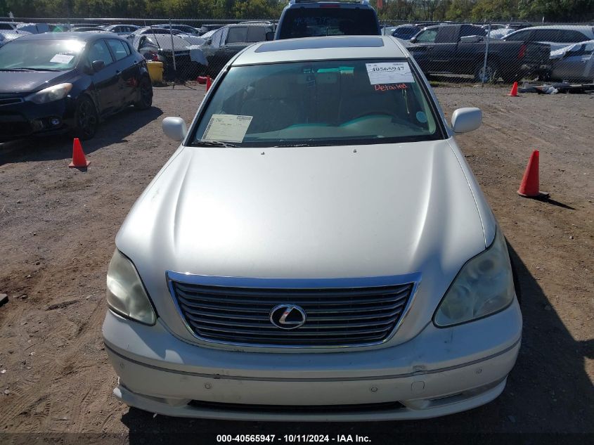 2006 Lexus Ls 430 VIN: JTHBN36F165038323 Lot: 40565947