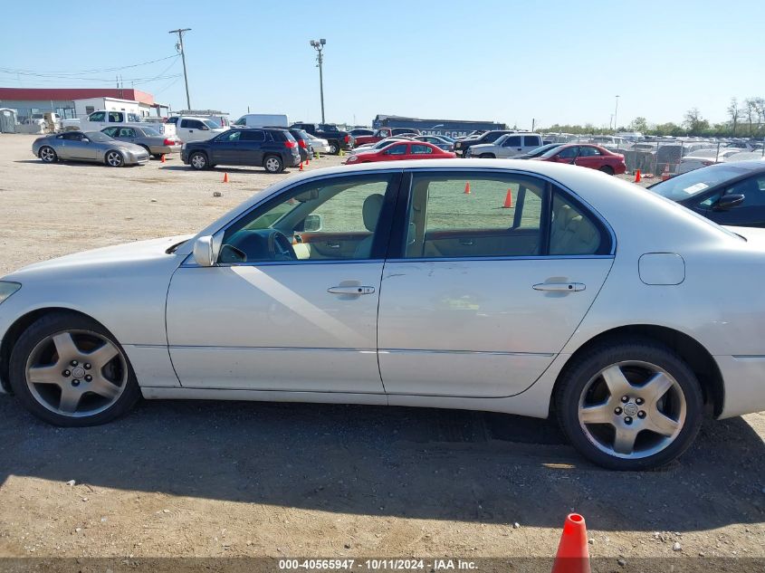 2006 Lexus Ls 430 VIN: JTHBN36F165038323 Lot: 40565947