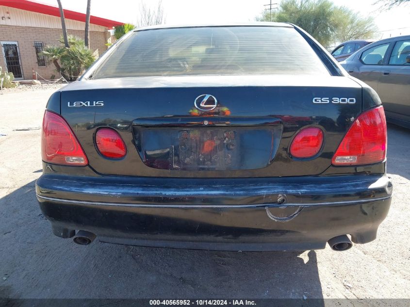 2001 Lexus Gs 300 VIN: JT8BD69S610118350 Lot: 40565952