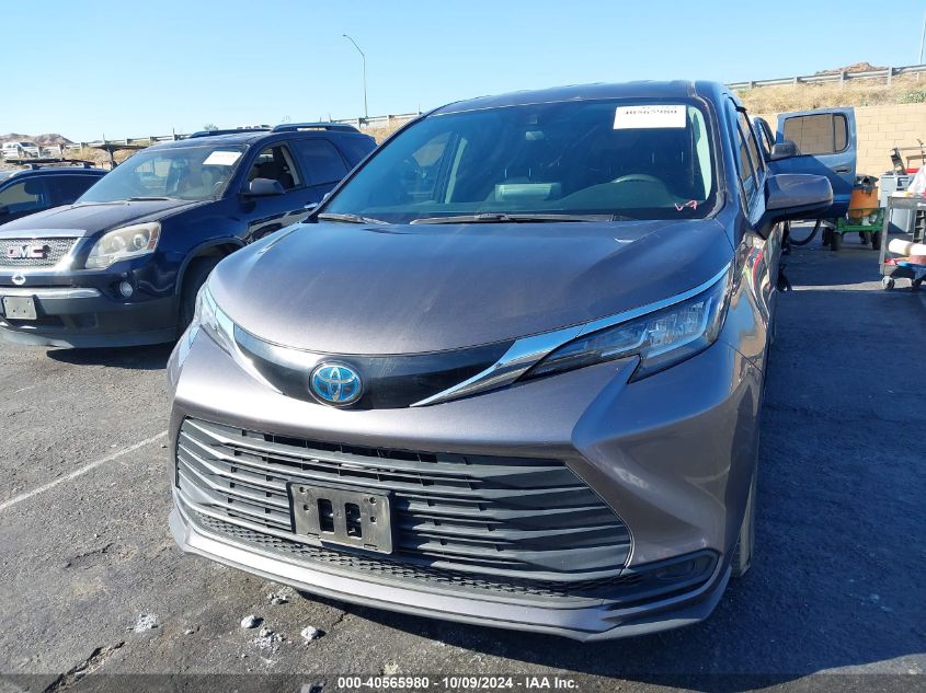 2021 Toyota Sienna Le VIN: 5TDKRKEC8MS022764 Lot: 40565980