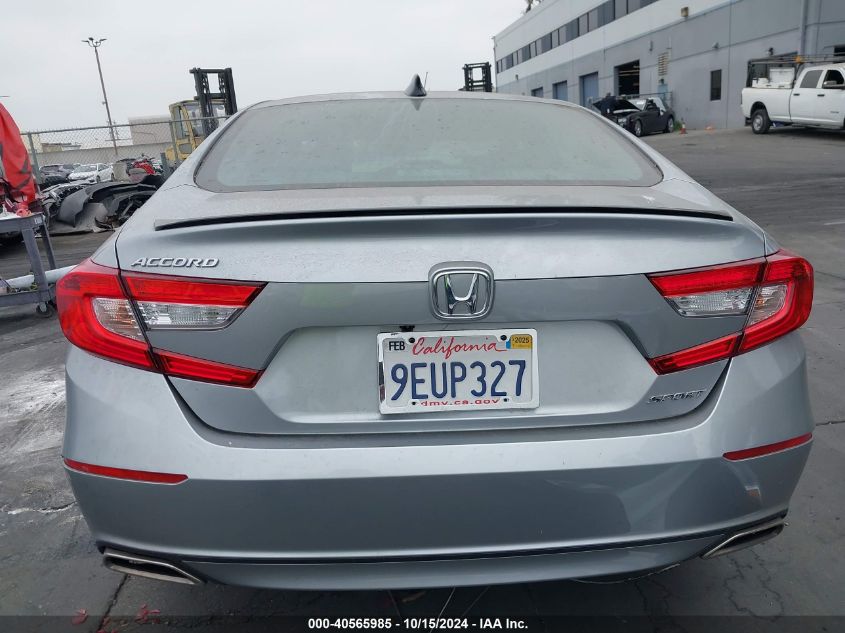 2022 Honda Accord Sport VIN: 1HGCV1F30NA110703 Lot: 40565985