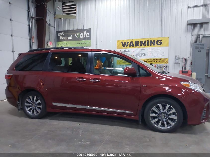 2020 Toyota Sienna Xle Premium VIN: 5TDDZ3DC1LS245369 Lot: 40565990