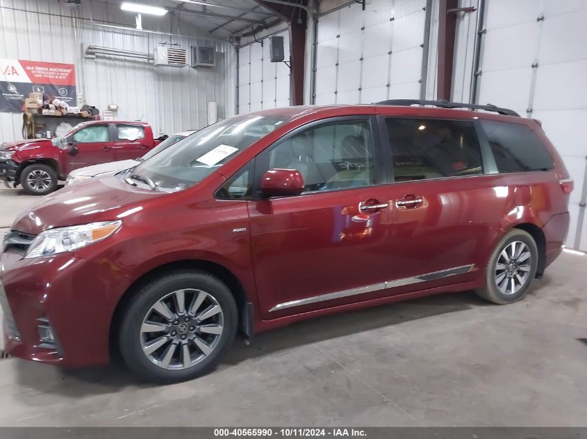 2020 Toyota Sienna Xle Premium VIN: 5TDDZ3DC1LS245369 Lot: 40565990