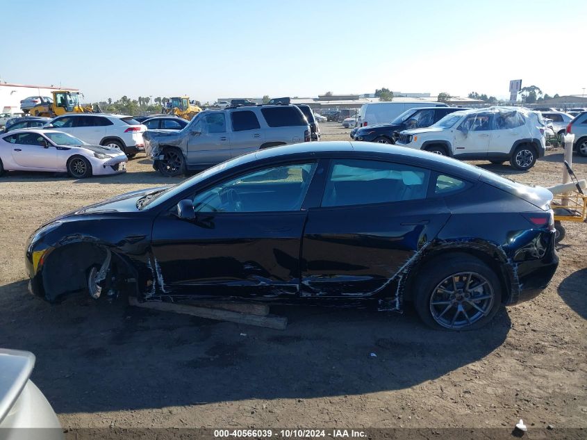 2022 Tesla Model 3 Rear-Wheel Drive VIN: 5YJ3E1EA7NF236787 Lot: 40566039