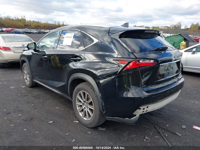 VIN JTJBARBZ3H2114660 2017 LEXUS NX 200T