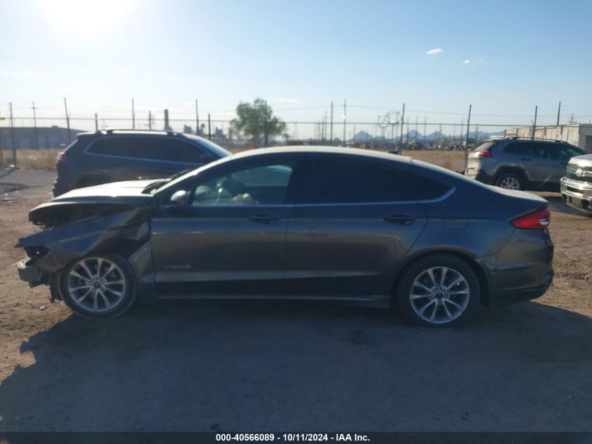 3FA6P0LU3HR315283 2017 Ford Fusion Hybrid Se