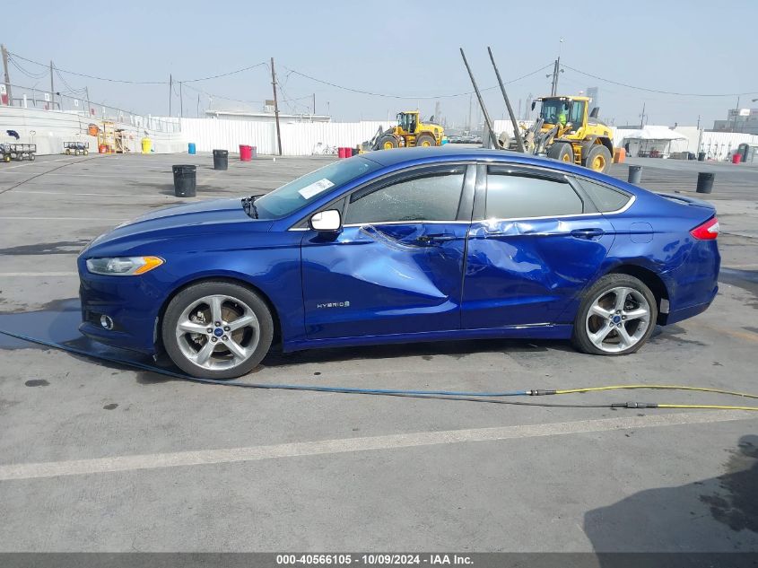 3FA6P0LU5ER326636 2014 Ford Fusion Hybrid Se