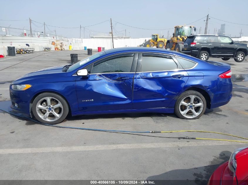 3FA6P0LU5ER326636 2014 Ford Fusion Hybrid Se