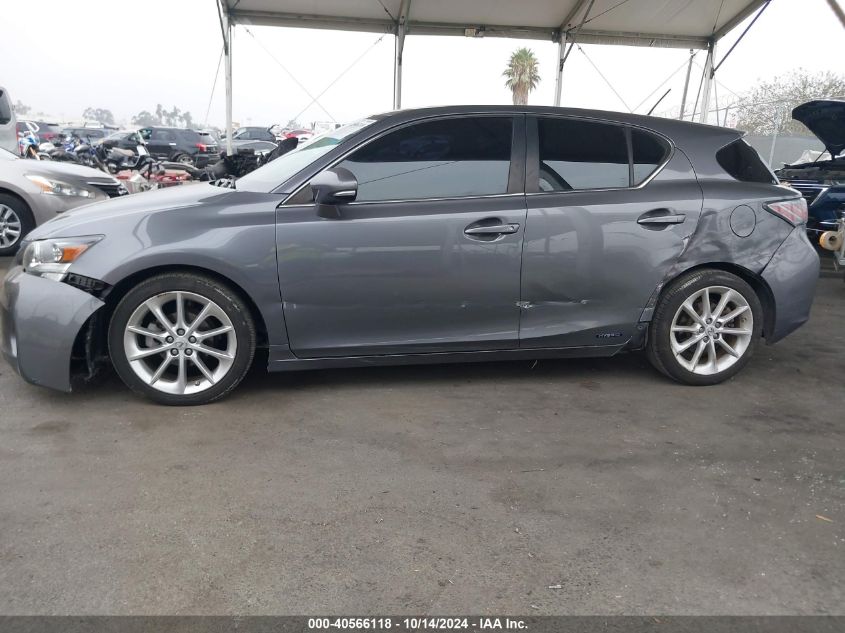 2013 Lexus Ct 200H 200 VIN: JTHKD5BH6D2142813 Lot: 40566118