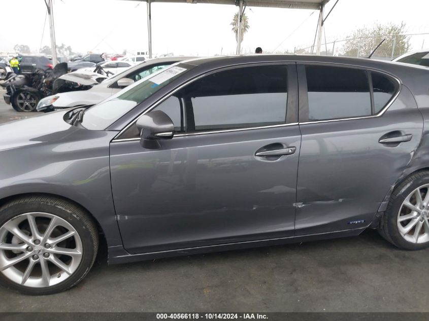 2013 Lexus Ct 200H 200 VIN: JTHKD5BH6D2142813 Lot: 40566118