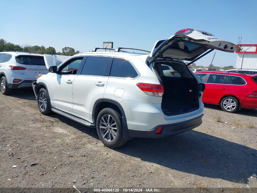 2017 Toyota Highlander Xle VIN: 5TDKZRFH4HS524972 Lot: 40566120