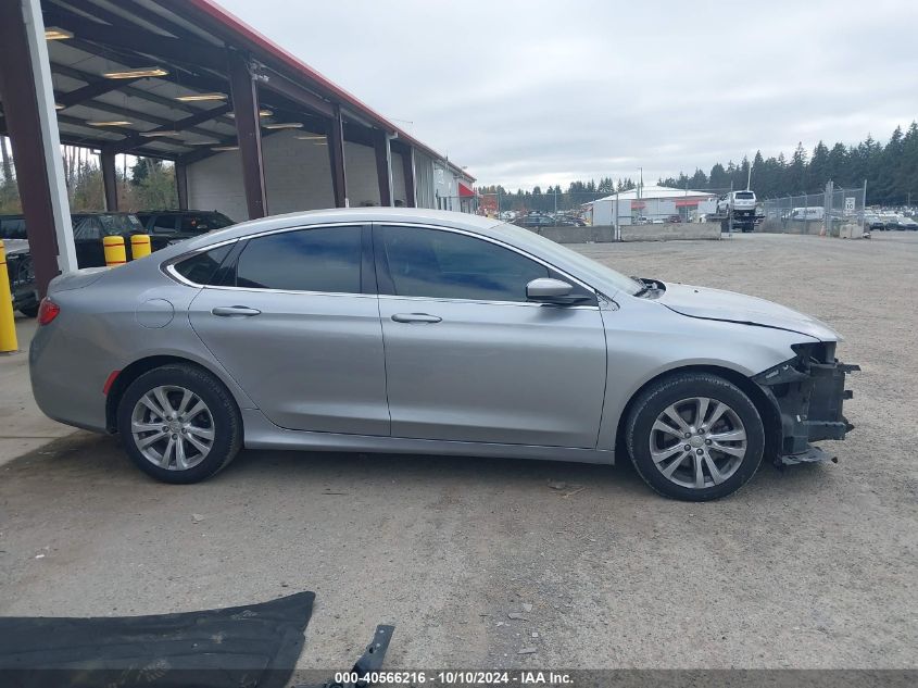 2015 Chrysler 200 Limited VIN: 1C3CCCAB3FN679784 Lot: 40566216