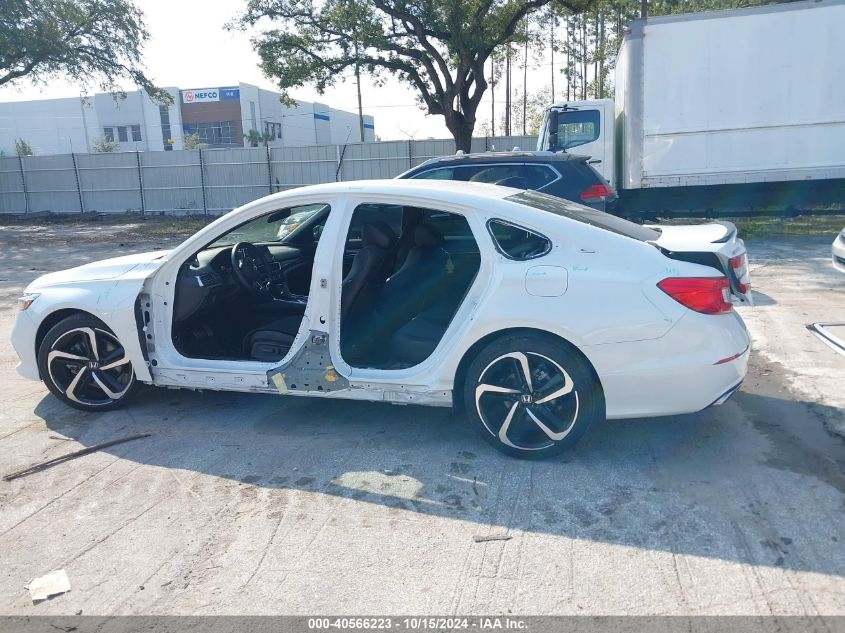 2022 Honda Accord Sport VIN: 1HGCV1F3XNA076396 Lot: 40566223