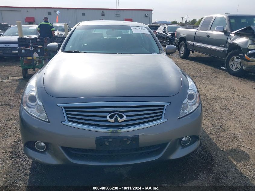 2011 Infiniti G25X VIN: JN1DV6AR5BM653411 Lot: 40566230