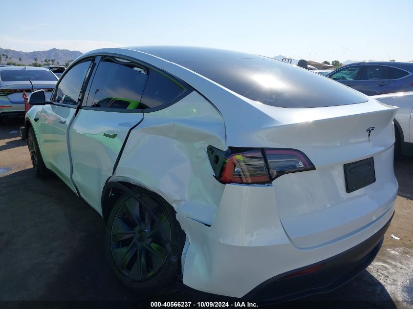 2024 Tesla Model Y Long Range Dual Motor All-Wheel Drive/Rwd VIN: 7SAYGDED1RF098104 Lot: 40566237