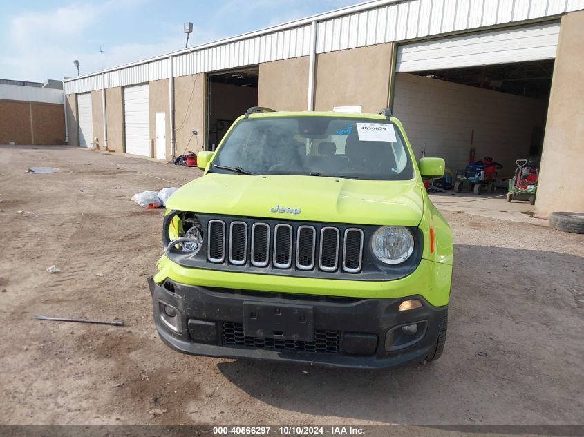 2017 Jeep Renegade Latitude Fwd VIN: ZACCJABB9HPF34456 Lot: 40566297