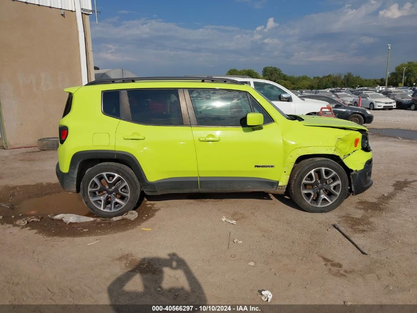 2017 Jeep Renegade Latitude Fwd VIN: ZACCJABB9HPF34456 Lot: 40566297