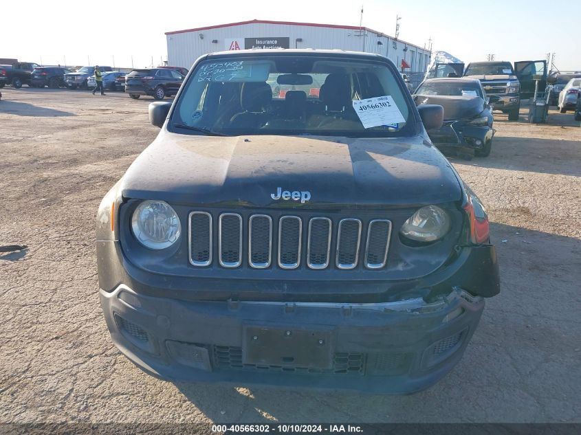 2016 Jeep Renegade Sport VIN: ZACCJAAT7GPD40436 Lot: 40566302