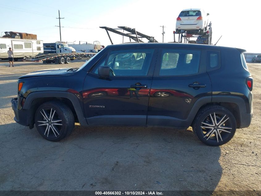 2016 Jeep Renegade Sport VIN: ZACCJAAT7GPD40436 Lot: 40566302