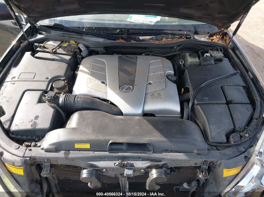 2003 Lexus Ls 430 VIN: JTHBN30F730116105 Lot: 40566324