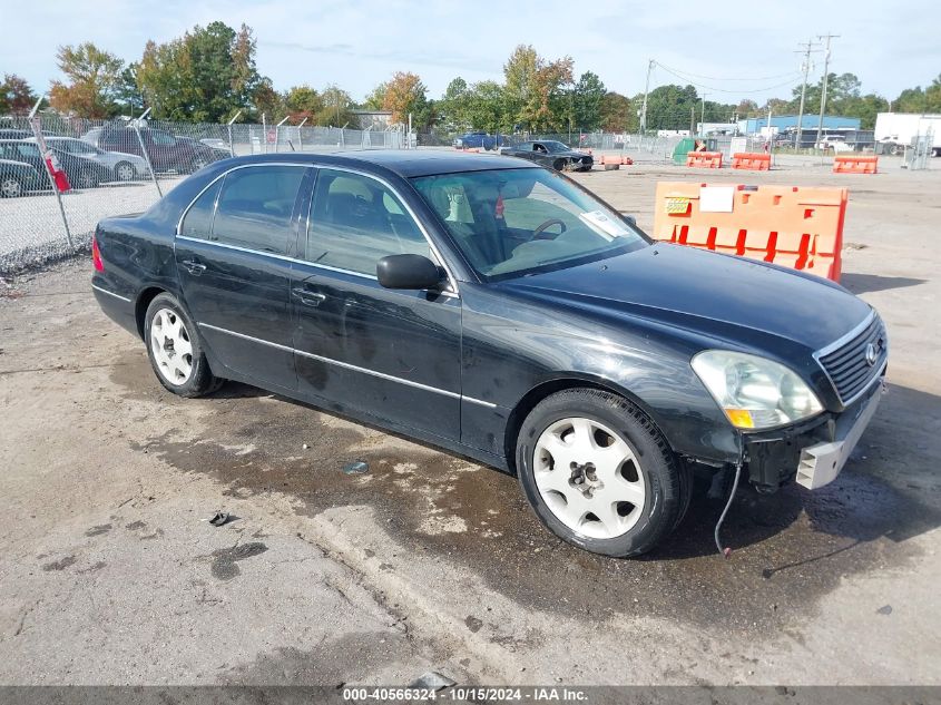 2003 Lexus Ls 430 VIN: JTHBN30F730116105 Lot: 40566324