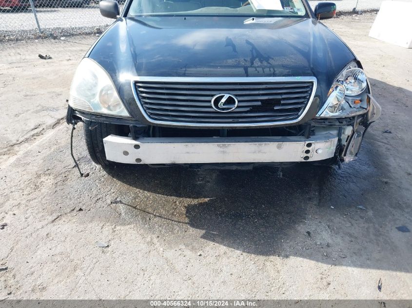 2003 Lexus Ls 430 VIN: JTHBN30F730116105 Lot: 40566324