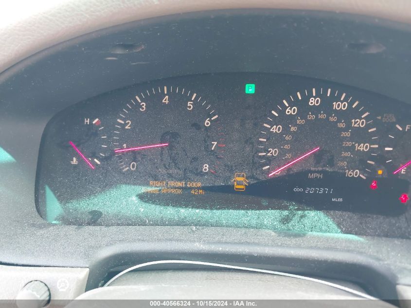 2003 Lexus Ls 430 VIN: JTHBN30F730116105 Lot: 40566324